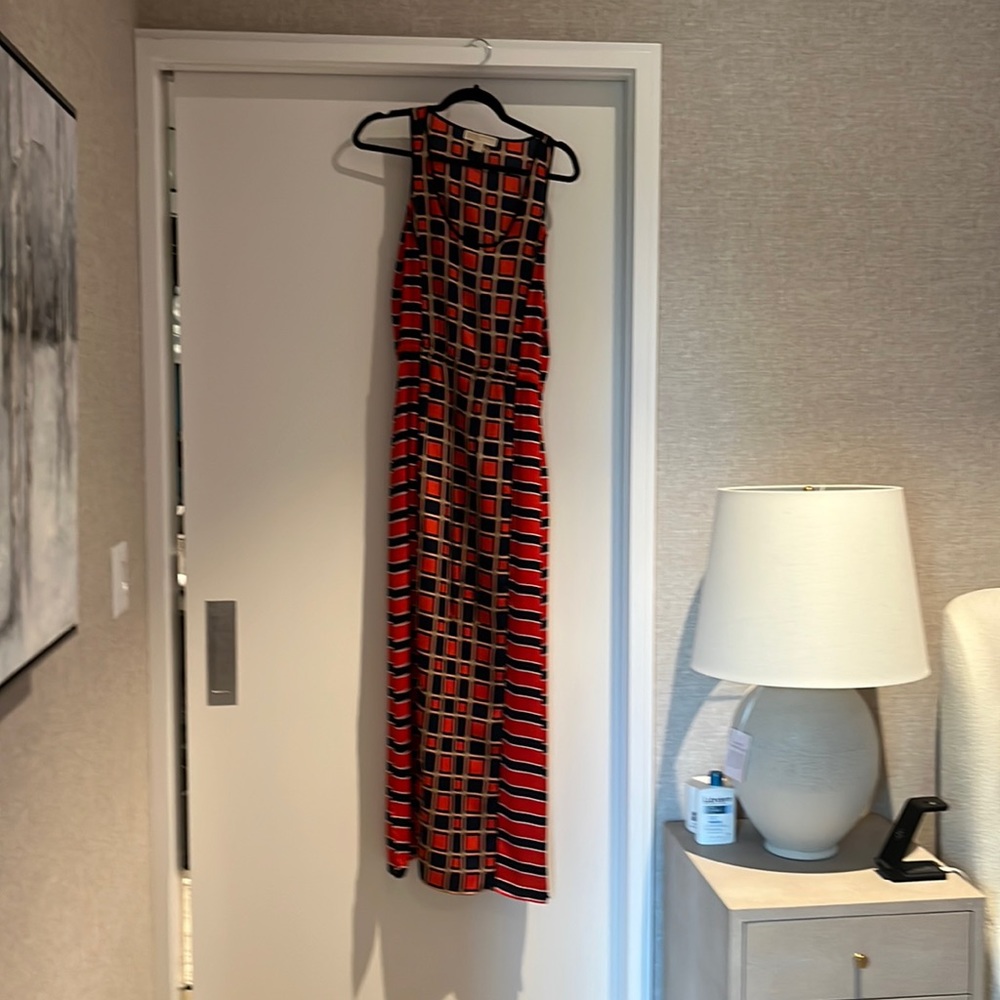 Long silk dress